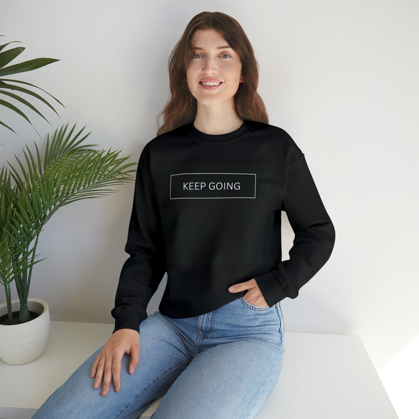 Keep Going Unisex Crewneck Sweatshirt