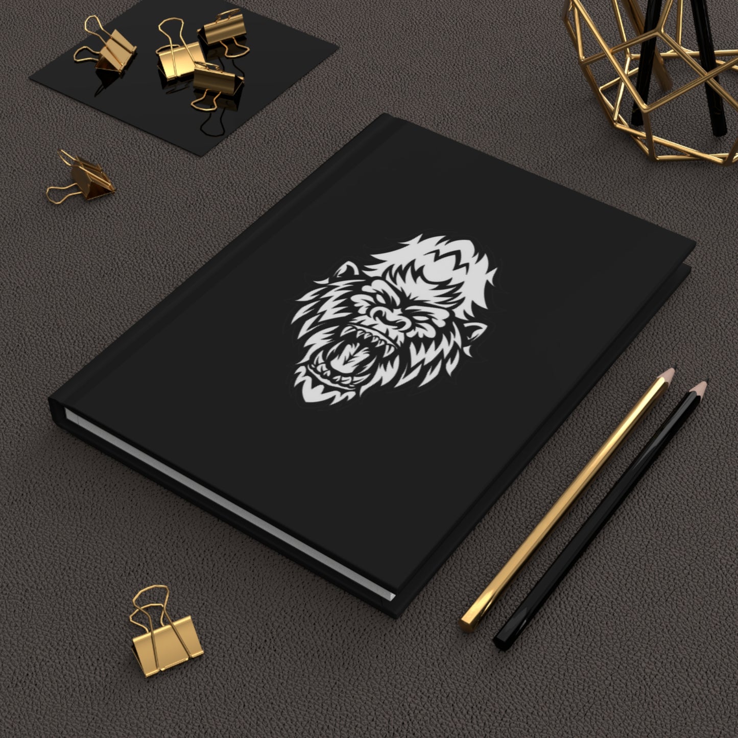 Gorilla Keep Going Notebook - Matte Hardcover Journal