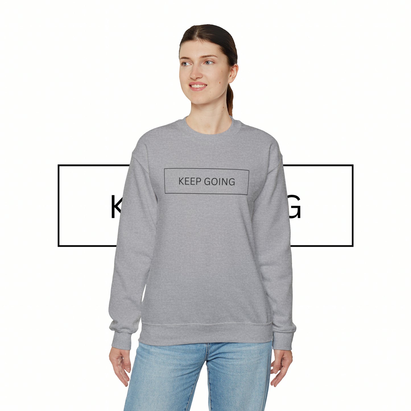 Keep Going Unisex Crewneck Sweatshirt