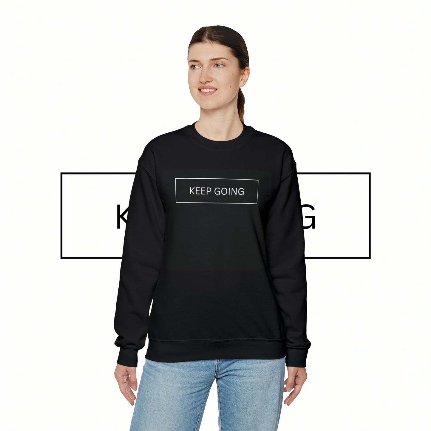 Keep Going Unisex Crewneck Sweatshirt