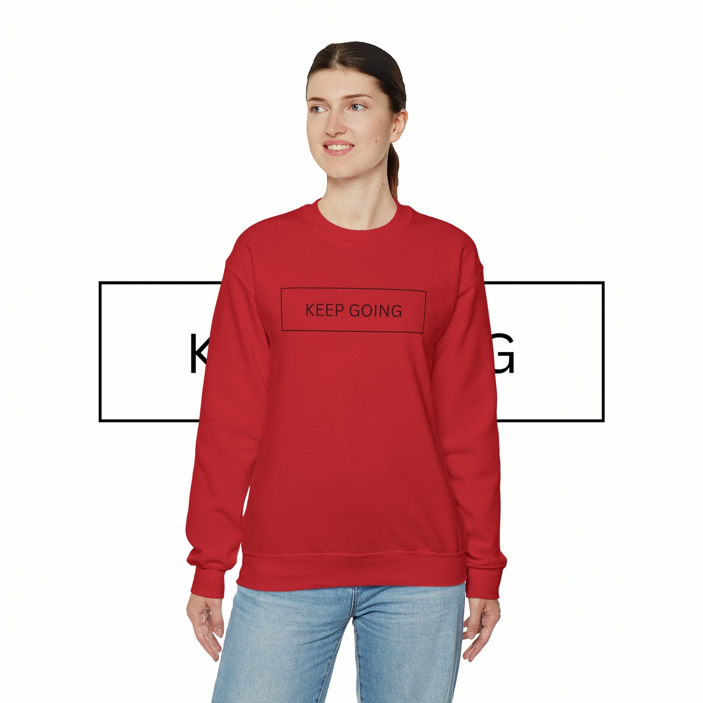 Keep Going Unisex Crewneck Sweatshirt