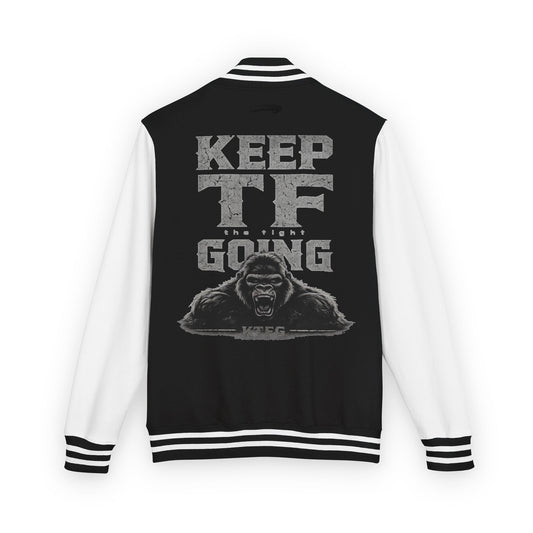 Letterman Jacket — “Keep TF Going” Gorilla Varsity Jacket